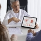 High angle of a doctor sharing the best non-surgical fibroid treatment with her patients